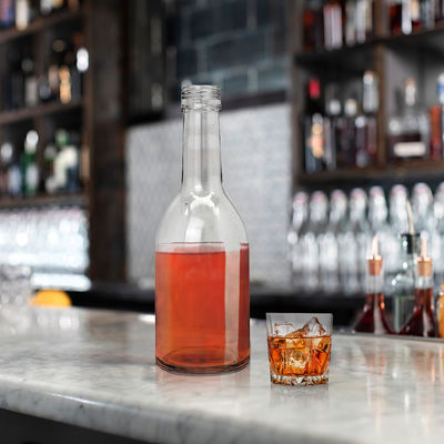350ml Glass Wine Bottle for Clear Liquors and Beverages Distribution Solution