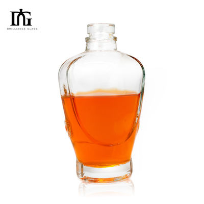 Other Beverage 50cl Empty Vodka Whisky Glass Bottle with Cork Lids and Matte Surface