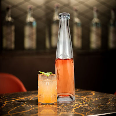 Custom Unique Shaped Glass Bottle for High End Liquors and Beverage Beer