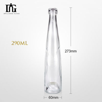 Custom Unique Shaped Glass Bottle for High End Liquors and Beverage Beer