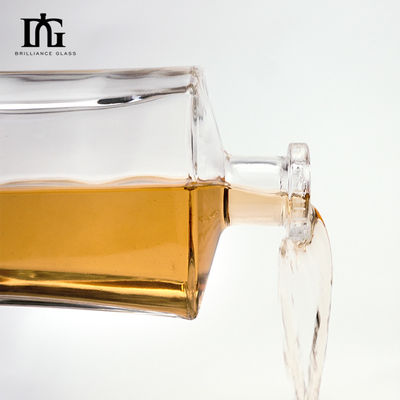 Transparent Bottle for Tequila and Other Beverages 500ml Custom Glass Bottle