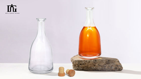 Customized Frosting Screening Whiskey Bottles 500-750ml for Liquors