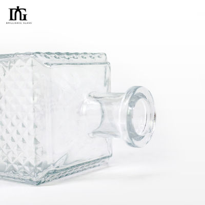 Round Glass Bottles for Gin Rum Tequila Spirits 750ml 1 Liter Clear Empty Vodka Liquor