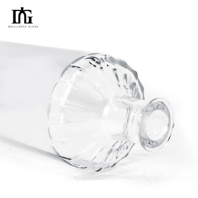 Provided Freely 500ml Clear Glass Beverage Bottles with Cork Stopper and Thick Bottom