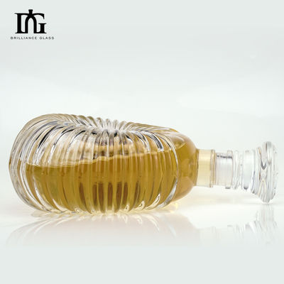 Engraving Surface Handling 500ml Glass Bottles for Liquors Beverage Custom Design