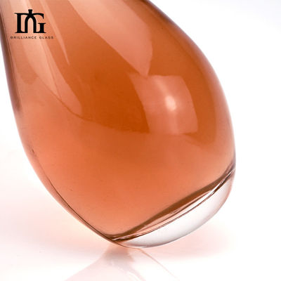 500ml/700ml/750ml End Customizable Slender Long Neck Champagne Vodka Glass Wine Bottle