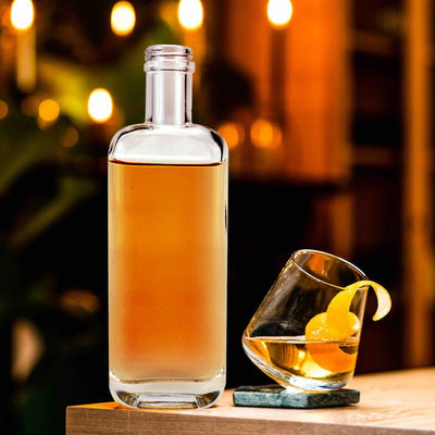 260Ml Square Wine Glass Bottle With Cork for Customized Engraving and Painting Options