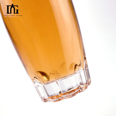 700ml Round Glass Bottle for Spirits Vodka Gin Custom Unique Design OEM/ODM Accepted