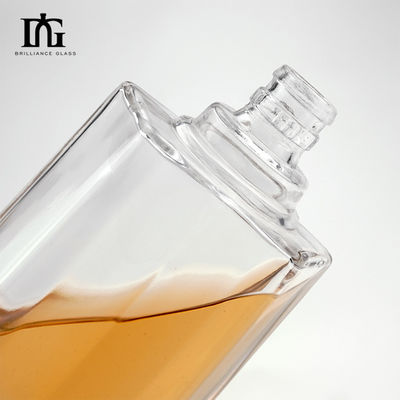 Custom Shape 700ml Glass Bottle for Rum Whiskey and More OEM/ODM Acceptable