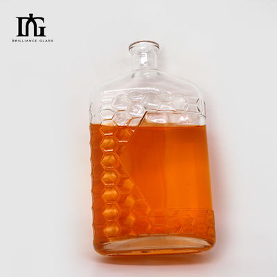 Cap Type Cork and Screw Both for Clear Glass Bottles of Gin Rum Vodka 500ml 700ml 750ml