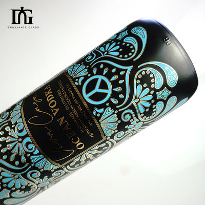 Acceptable OEM/ODM Varnished Embossed Waterproof Sticker for Red Wine Liquor Bottle Label