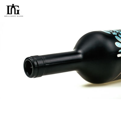 Acceptable OEM/ODM Varnished Embossed Waterproof Sticker for Red Wine Liquor Bottle Label