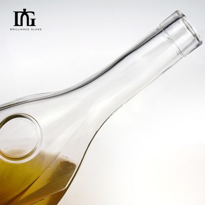 Custom Design Engraved Cork Cap 500ml Glass Vodka Bottle for OEM/ODM Acceptable Sale