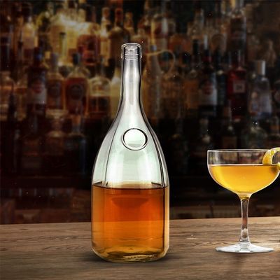 Custom Design Engraved Cork Cap 500ml Glass Vodka Bottle for OEM/ODM Acceptable Sale