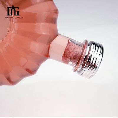 Cap Type Cork Screw Both Customized Whisky Alcohol Glass Bottle for Liquors and Beverages