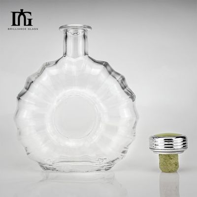 Cap Type Cork Screw Both Customized Whisky Alcohol Glass Bottle for Liquors and Beverages