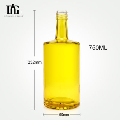 Carbonated Drinks 500ml Glass Bottle with Cork and Screw Cap Custom Mountain Base