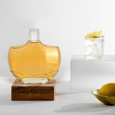 Thick Bottom 500ml Glass Bottle for Whisky Rum Gin and Other Liquors