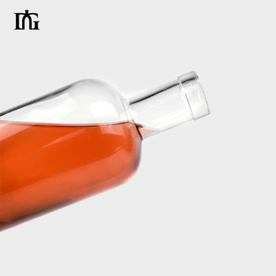 375ml 500ml 750ml 1000ml Glass Vodka Spirit Gin Bottle with Engraved Surface Handling