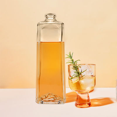 Cap Type Cork Screw Both 500ml Customized Whisky Gin Brandy Sake Tequila Bottles