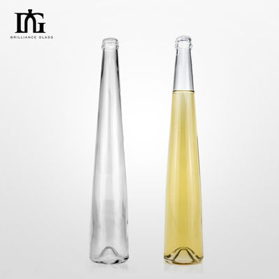 250ml/375ml Capacity Tequila Round Stackable Glass Bottle for Liquor Vodka Whiskey Wine