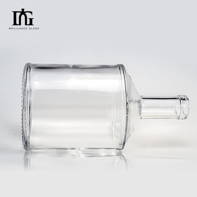 700ml OEM/ODM Acceptable Hotsale Vodka Brandy Frosted Wine Glass Bottles with Cork