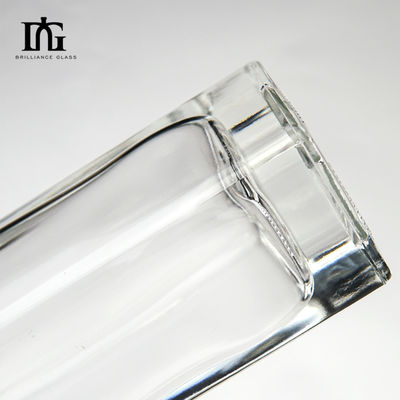 Body Material Glass 500ml Empty Square Glass Bottles for Liquor Wine/Vodka/Whisky/Rum