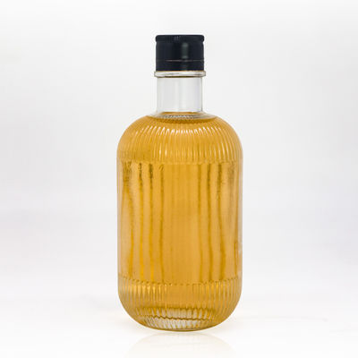 Capacity 250ml/350ml/500ml/550ml/650ml/700ml/750ml Glass Gin Bottle for Beverages
