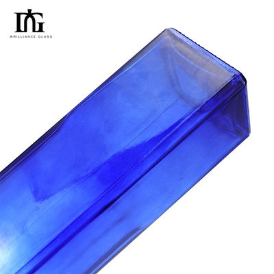 Glass Whisky Bottle with Engraved Surface Handling and Collar Material
