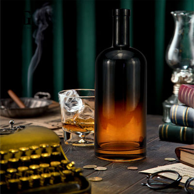 700ml Capacity Olive Green Glass Bottle with Wooden Cork Lid and Custom Engraving