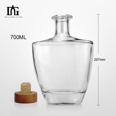 750ml Glass Wine Bottles With Cork Lids And Seal Shrink Capsules For Liquors And Beverages