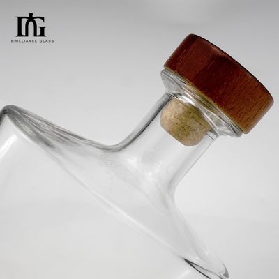 750ml Glass Wine Bottles With Cork Lids And Seal Shrink Capsules For Liquors And Beverages