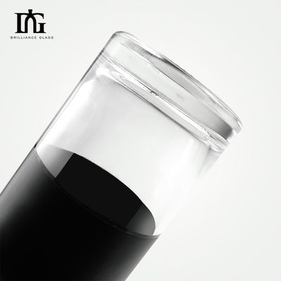 750ml Custom Matte Black Glass Wine Bottle Ideal for Champagne and Red Wine Packaging