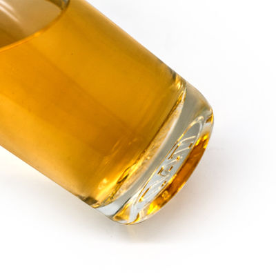 Screen Printing and Hot Stamping on 300ml Glass Bottle with Engraving Cork Stopper