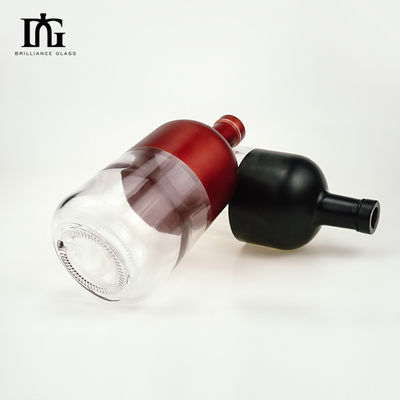 Engraved 750ml Glass Wine Bottle for Custom Champagne and Red Wine Manufacturers