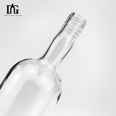Glass Collar Custom Shaped 500ml Empty Wine Bottle Manufactured for OEM/ODM Customers