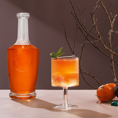 Body Material Glass High Transparent Classical 500ml 700ml 750ml Liquors Beverage Bottle