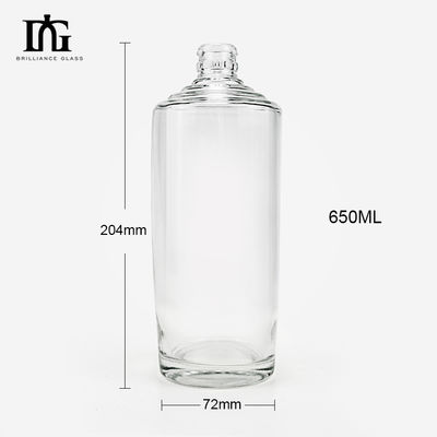 100ml Round Glass Perfume Bottle Empty Designer Spray Bottle Collar Material Glass