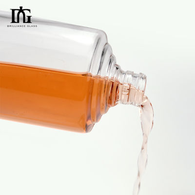 100ml Round Glass Perfume Bottle Empty Designer Spray Bottle Collar Material Glass