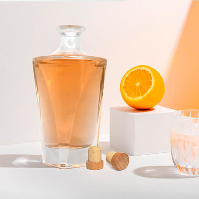 Glass Liquor Bottles for Vodka Whisky Rum Gin Brandy Low MOQ 375ml 500ml 700ml 750ml