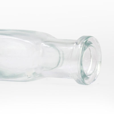 Engraved 500ml Glass Bottle for End Rum Gin and Brandy Spirits in Unique Shape
