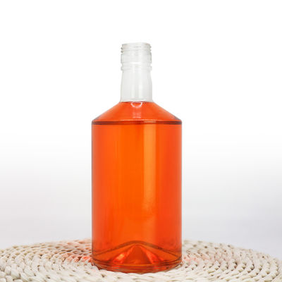 Clear Transparent Glass Bottle for Spirits Sealing Type CORK OEM/ODM Acceptable 700ml