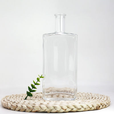 Carbonated Drinks Glass Bottle with Cork Stopper 750ml 500ml Whisky Rum Gin Tequila Brandy Spirits