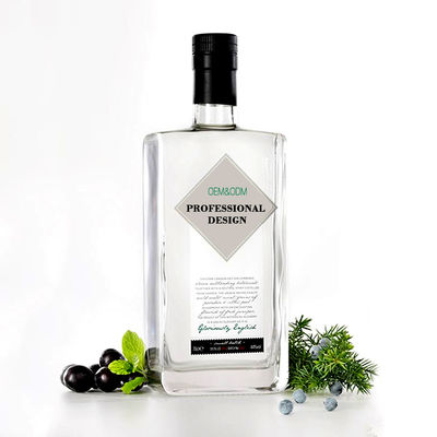 Carbonated Drinks Glass Bottle with Cork Stopper 750ml 500ml Whisky Rum Gin Tequila Brandy Spirits