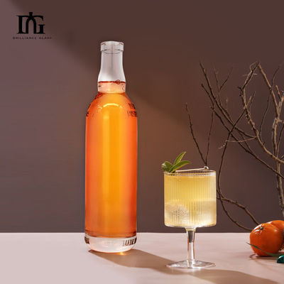 Customized 200ml 500ml 700ml 750ml 1000ml Liquor Glass Vodka Spirit Bottle for OEM/ODM