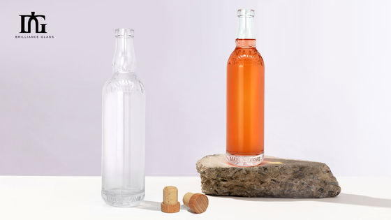 Customized 200ml 500ml 700ml 750ml 1000ml Liquor Glass Vodka Spirit Bottle for OEM/ODM