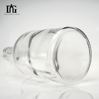 Whiskey Juniper Vodka Custom Label Glass Bottle with Large Capacity 750ml 1000ml 1750ml