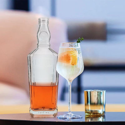 250ml/500ml/700ml/750ml Industrial Flint Glass Bottle for Whisky Liquor Tequila