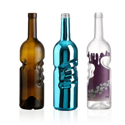 Corked Sparkling Wine Glass Bottles 500ml 750ml for Liquors Beverage Sealing Type CORK