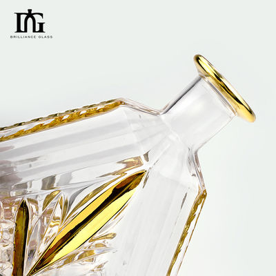 Crystal Whiskey Decanter Set with 2 Old Fashioned Whisky Glasses